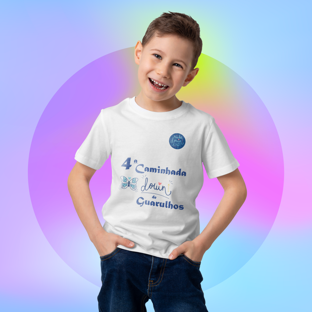 Camiseta Infantil Oficial - 4ª Caminhada Down de Guarulhos