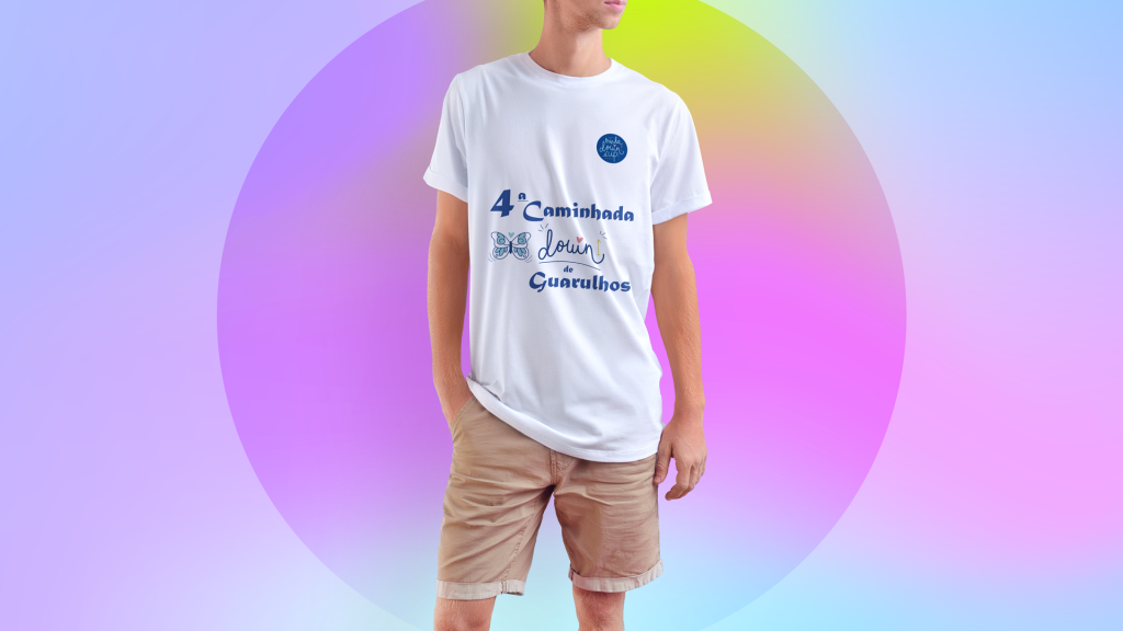 Camiseta Oficial - 4ª Caminhada Down de Guarulhos